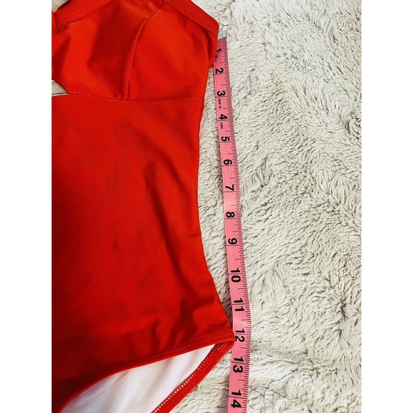 Women's-One Piece-Red Bathing Suit-Adjustable Straps-by Rotita-Size Small-NWOT - Picture 3 of 13